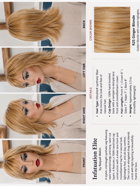 Raquel Welch Other - Infatuation Elite by Raquel Welch 100% HAND TIED CAP